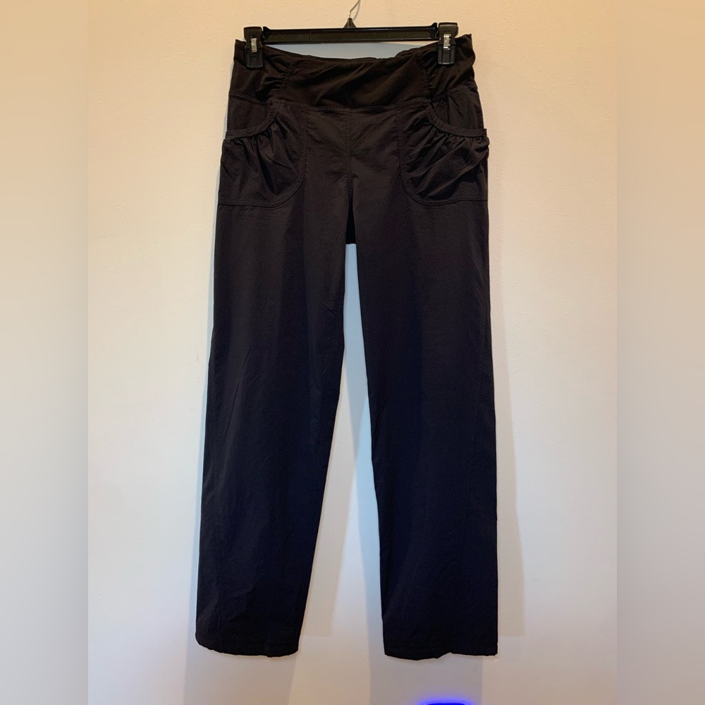 Prana Black Summit Pants Size L Mid-Rise Bootleg